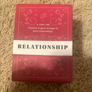 Relationship Card Game - Red